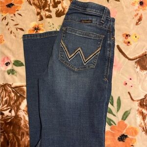 Wrangler Women's Dark Blue Straight Leg Jeans